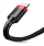 Кабель Baseus Cafule CALKLF-B19 USB for lightning 2.4A 1m Red+Black - Фото 6 малая