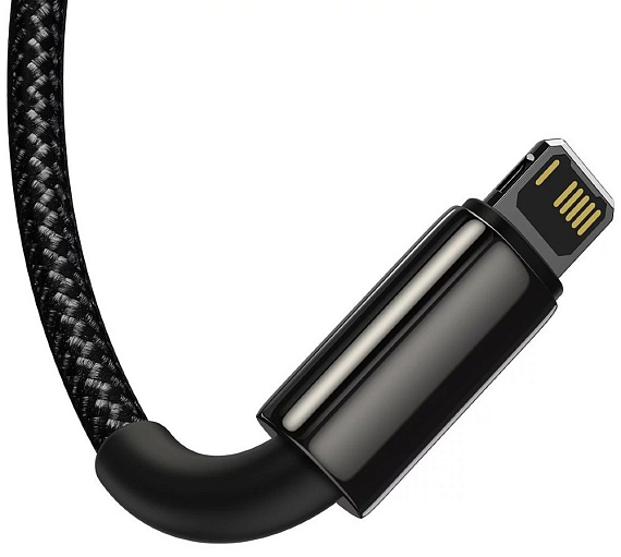 Разветвитель Baseus Tungsten Gold 3в1 CAMLTWJ-01 1.5m - Фото 2 большая