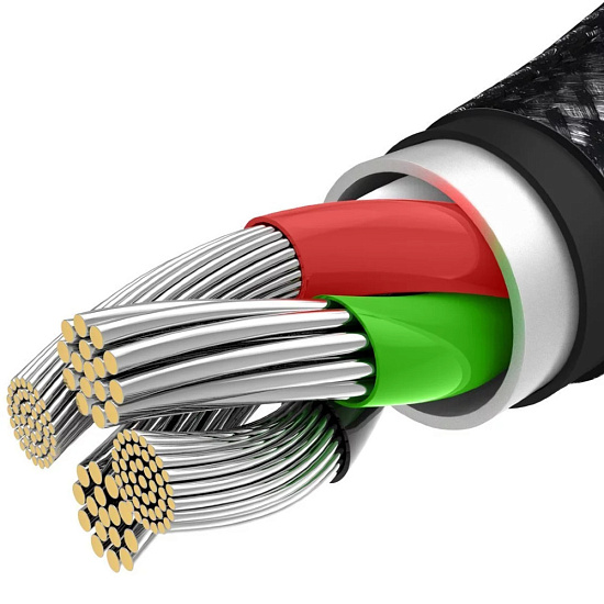 Разветвитель Baseus Tungsten Gold 3в1 CAMLTWJ-01 1.5m - Фото 5 большая