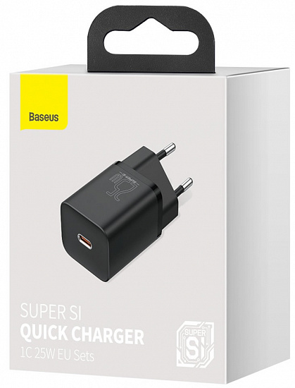 Зарядное устройство Baseus CCSP020101 Super Si Quick Charger Black - Фото 8 большая
