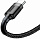 Кабель Baseus CATKLF-UG1 Cafule USB for Type-C 3м Black/Grey - Фото 2 малая