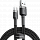 Кабель Baseus CATKLF-UG1 Cafule USB for Type-C 3м Black/Grey - Фото 1 малая