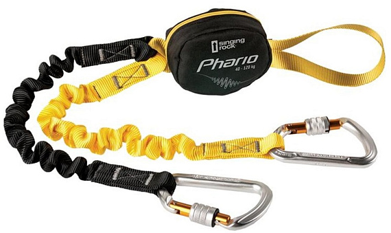 Усы самостраховки с амортизатором для Via Ferrata Singing Rock Slide - Фото 1 большая