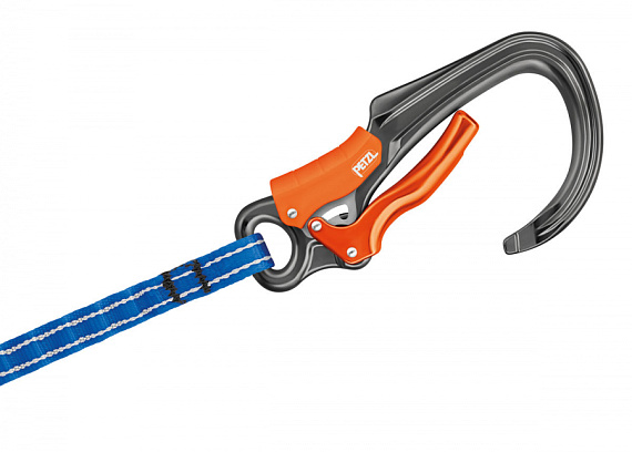 Усы самостраховки с амортизатором для Via Ferrata Petzl Scorpio Eashook - Фото 3 большая