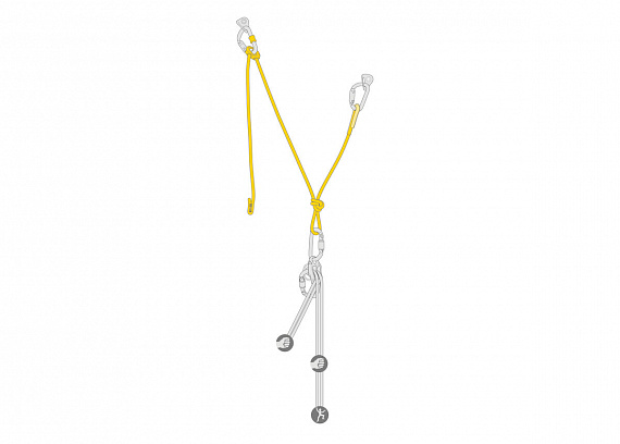 Самостраховка Petzl Dual Connect Vario - Фото 5 большая