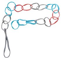Петля страховочная Kailas Mac Anchor 200 Red/Blue/Gray