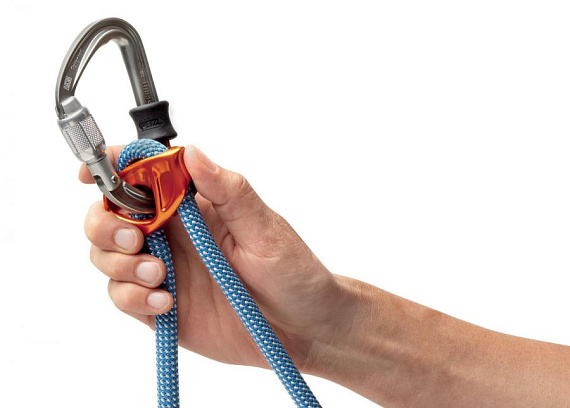 Самостраховка Petzl Connect Adjust Blue - Фото 2 большая