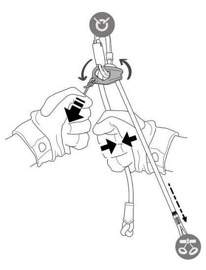 Самостраховка регулируемая Petzl Connect Adjust - Фото 5 большая