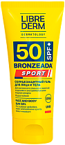 Солнцезащитный гель Librederm Bronzeada Sport для лица и тела SPF 50 50 мл