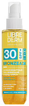 Солнцезащитный спрей Librederm Bronzeada увлажняющий двухфазный флюид SPF30 150мл