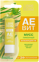 Бальзам для губ Librederm Аевит Лимонный Мусс