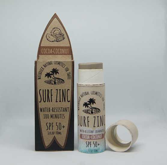 Солнцезащитная крем-паста Waterduck Сёрф-цинк Какао SPF 50+ (стик) - Фото 3 большая