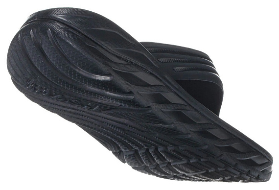 Сандалии мужские Hoka Ora Recovery Flip Black/Dark Gull Gray - Фото 3 большая