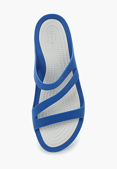 Сандалии женские Crocs Swiftwater Sandal Blue Jean/Pearl White - Фото 4 большая