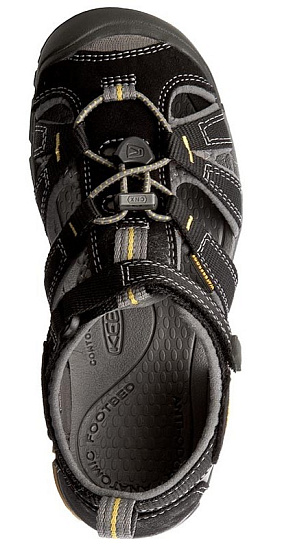 Сандалии детские Keen Seacamp II Cnx Black/Yellow - Фото 4 большая
