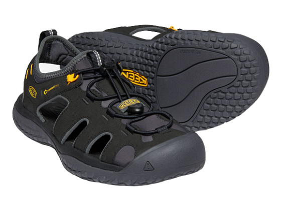 Сандалии мужские Keen Solr Sandal Black/Gold - Фото 5 большая