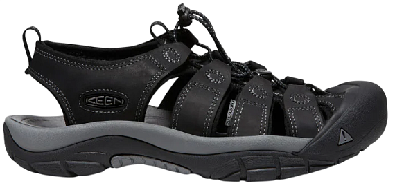 Сандалии мужские Keen Newport Black/Steel Grey - Фото 1 большая