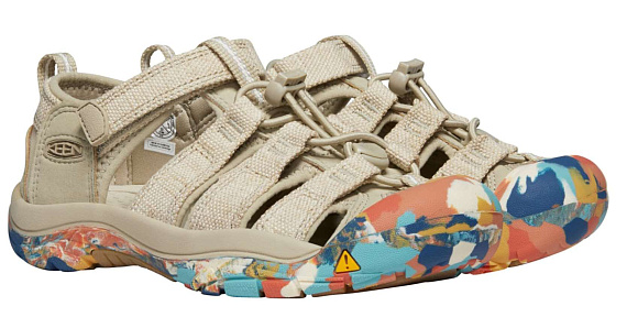 Сандалии детские Keen Newport H2 Safari/Multi - Фото 6 большая
