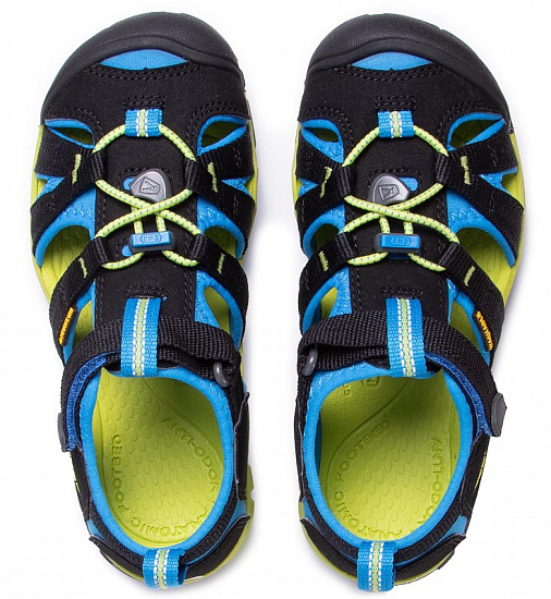 Сандалии детские Keen Seacamp II Cnx Black/Brilliant Blue - Фото 5 большая