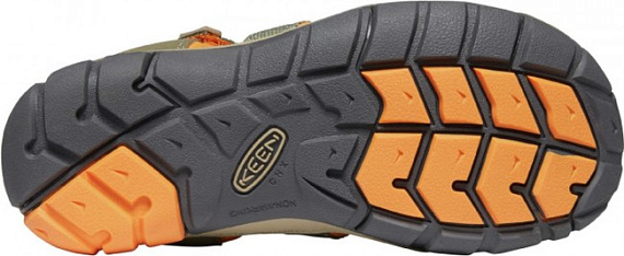 Сандалии детские Keen Seacamp II Cnx Dusty Olive/Russet Orange - Фото 3 большая