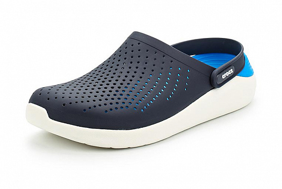 Сандалии Crocs LiteRide Clog Navy/White - Фото 1 большая