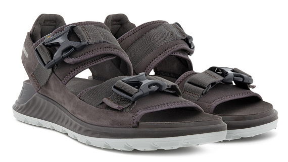 Сандалии мужские Ecco Exowrap 25 Brown - Фото 8 большая