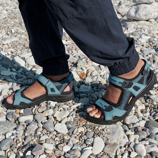 Сандалии мужские Ecco Offroad Blue - Фото 10 большая