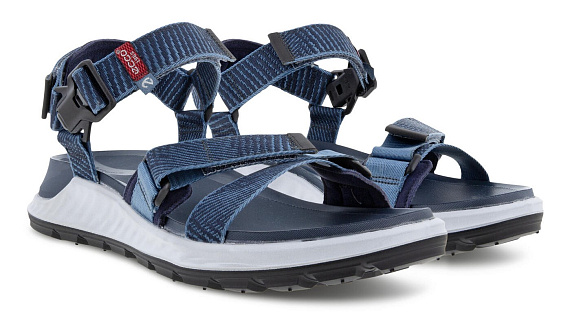 Сандалии мужские Ecco Exowrap Blue - Фото 8 большая