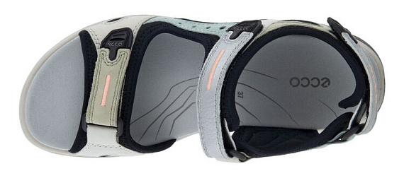 Сандалии женские Ecco Offroad Green/Light Green/White - Фото 5 большая