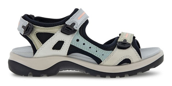 Сандалии женские Ecco Offroad Green/Light Green/White - Фото 7 большая