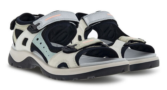 Сандалии женские Ecco Offroad Green/Light Green/White - Фото 8 большая