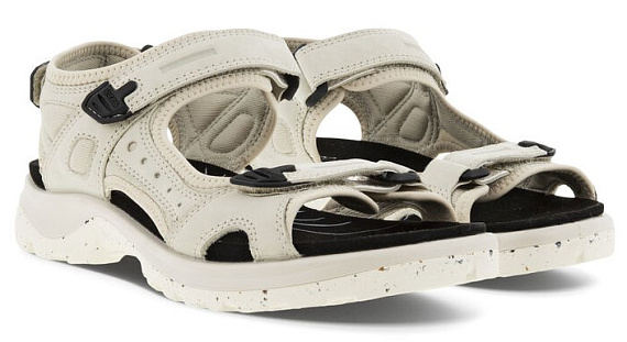 Сандалии женские Ecco Offroad Light Grey - Фото 8 большая