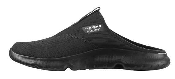 Сандалии мужские Salomon Reelax Slide 5.0 Black/Black/Black - Фото 6 большая