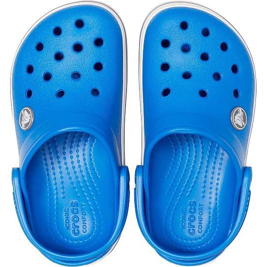 Сандалии детские Crocs Crocband Clog Bright Cobalt/Charcoal - Фото 4 большая