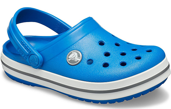 Сандалии детские Crocs Crocband Clog Bright Cobalt/Charcoal - Фото 6 большая
