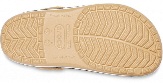 Сандалии Crocs Crocband Botanical Print Clog Tan/White - Фото 2 большая