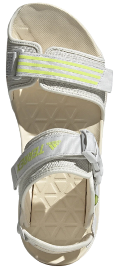 Сандалии Adidas Terrex Cyprex Ultra II DLX Wonder White/Pulse Lime/Crystal White - Фото 4 большая