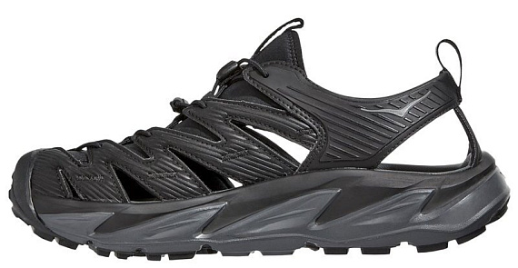 Сандалии мужские Hoka Hopara Black/Dark Shadow - Фото 2 большая