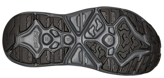 Сандалии мужские Hoka Hopara Black/Dark Shadow - Фото 4 большая