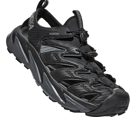 Сандалии мужские Hoka Hopara Black/Dark Shadow - Фото 5 большая