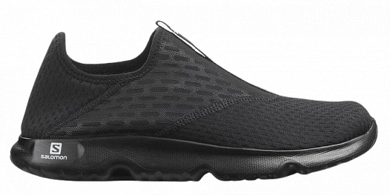 Кроссовки мужские Salomon Reelax Moc 5.0  Black/Black/Bla - Фото 1 большая