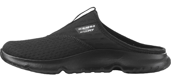 Сандалии женские Salomon Reelax Slide 5.0 Black/Black - Фото 5 большая