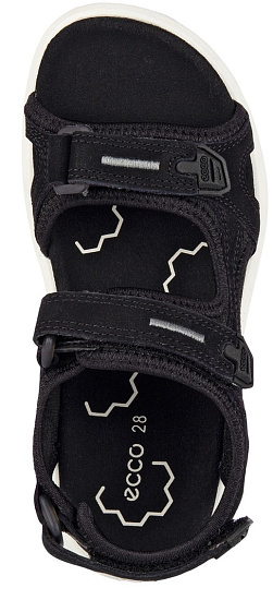 Сандалии детские Ecco X-Trinsic K Black - Фото 6 большая
