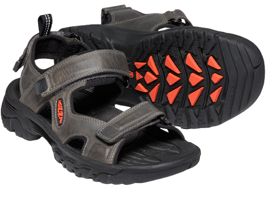 Сандалии мужские Keen Targhee III Open Toe Sandal Grey/Black - Фото 2 большая
