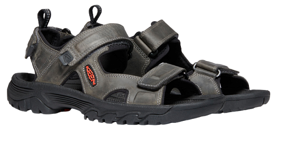 Сандалии мужские Keen Targhee III Open Toe Sandal Grey/Black - Фото 4 большая