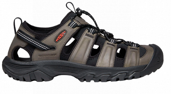 Сандалии мужские Keen Targhee III Sandal Grey/Black - Фото 1 большая