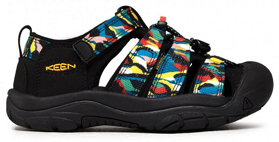 Сандалии детские Keen Newport H2 Black/Multi - Фото 2 большая