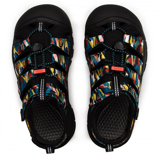 Сандалии детские Keen Newport H2 Black/Multi - Фото 6 большая