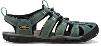 Сандалии женские Keen Clearwater CNX Leather Mineral Blue/Yellow