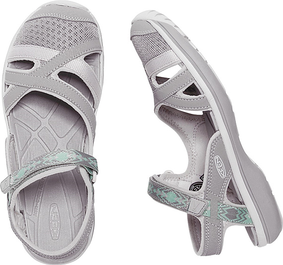 Сандалии женские Keen Sage Ankle Neutral Gray/Malachite - Фото 3 большая